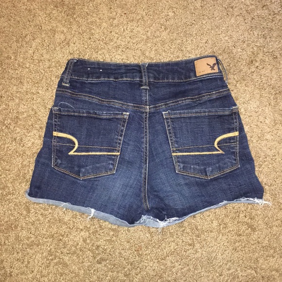 American Eagle High Waisted Denim Shorts - Picture 2 of 5
